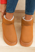 Anna Fur Lined Suede Ankle Snow Boots-0
